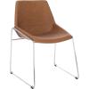 Safavieh Home Alexis Matte Stone Mid-Century(Cognac / Silver)