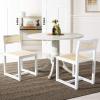 Safavieh Home Bernice White and Natural Cane Dining Chair(White / Natural)