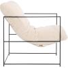 Safavieh Home Collection ACH4511 Chair, Black(Creme/Black)