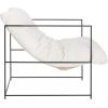 Safavieh Home Collection ACH4511 Chair, Black(Ivory/Black)