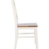 Safavieh Home Collection Akash White and Natural X-Back 18-inch Dining Chair (Set of 2)(White/Natural)
