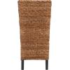 Safavieh Home Collection Kiska Natural Dining Chair (Set of 2)(Dark Brown)