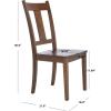 Safavieh Home Collection Sergio Rustic Cafe 18-inch Dining Chair (Set of 2)