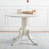 Safavieh Home Forest Traditional Rustic Natural Drop Leaf Dining Table(Antique White)