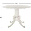 Safavieh Home Forest Traditional Rustic Natural Drop Leaf Dining Table(Antique White)