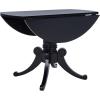 Safavieh Home Forest Traditional Rustic Natural Drop Leaf Dining Table(Black)