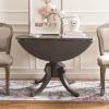 Safavieh Home Forest Traditional Rustic Natural Drop Leaf Dining Table(Grey Wash)