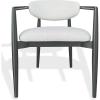 SAFAVIEH Couture – Outdoor Bethlyn Dining Chair – Black & Beige Aluminum – Weather Resistant, Fully Assembled – Ideal for Patio, Deck, Backyard, 19″ Seat Height (CPT4022A)(Black/Beige)