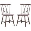 SAFAVIEH Furniture – Tayten Dining Chair Set of 2 – Dark Walnut Solid Wood – Windsor Style Spindle Back Chair – Ideal for Dining Room, Kitchen, 17.7″ Seat Height (DCH8502D-SET2)
