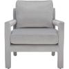SAFAVIEH Home Collection Kye Mid-Century Modern Olive Green Velvet Accent Chair (Fully Assembled)(Grey)