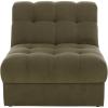SAFAVIEH Home Collection Thane Sage Velvet Tufted Accent Chair (Fully Assembled)(Sage)