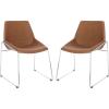 Safavieh Home Alexis Matte Stone Mid-Century(Cognac / Silver)