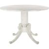 Safavieh Home Forest Traditional Rustic Natural Drop Leaf Dining Table(Antique White)