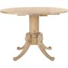 Safavieh Home Forest Traditional Rustic Natural Drop Leaf Dining Table(Rustic Natural)