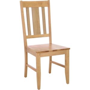 SAFAVIEH Home Collection – Roswitha Slat Back Solid Wood Dining Side Chair, Light Oak Finish, Classic Transitional Seating Design (DCH6905B)(Light Oak)