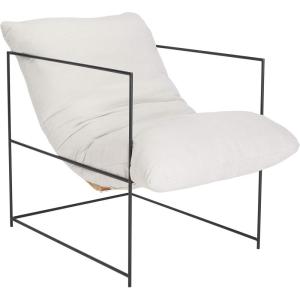Safavieh Home Collection ACH4511 Chair, Black(Ivory/Black)