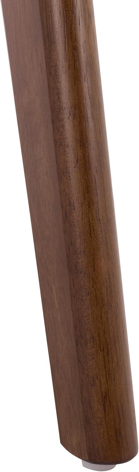image:imageSAFAVIEH Furniture Bahaus Round Accent Table Walnut MidCentury Tripod Leg Design Ideal for Living Room Bedroom 217 W x 217 D x 217 H ACC4300AWalnut