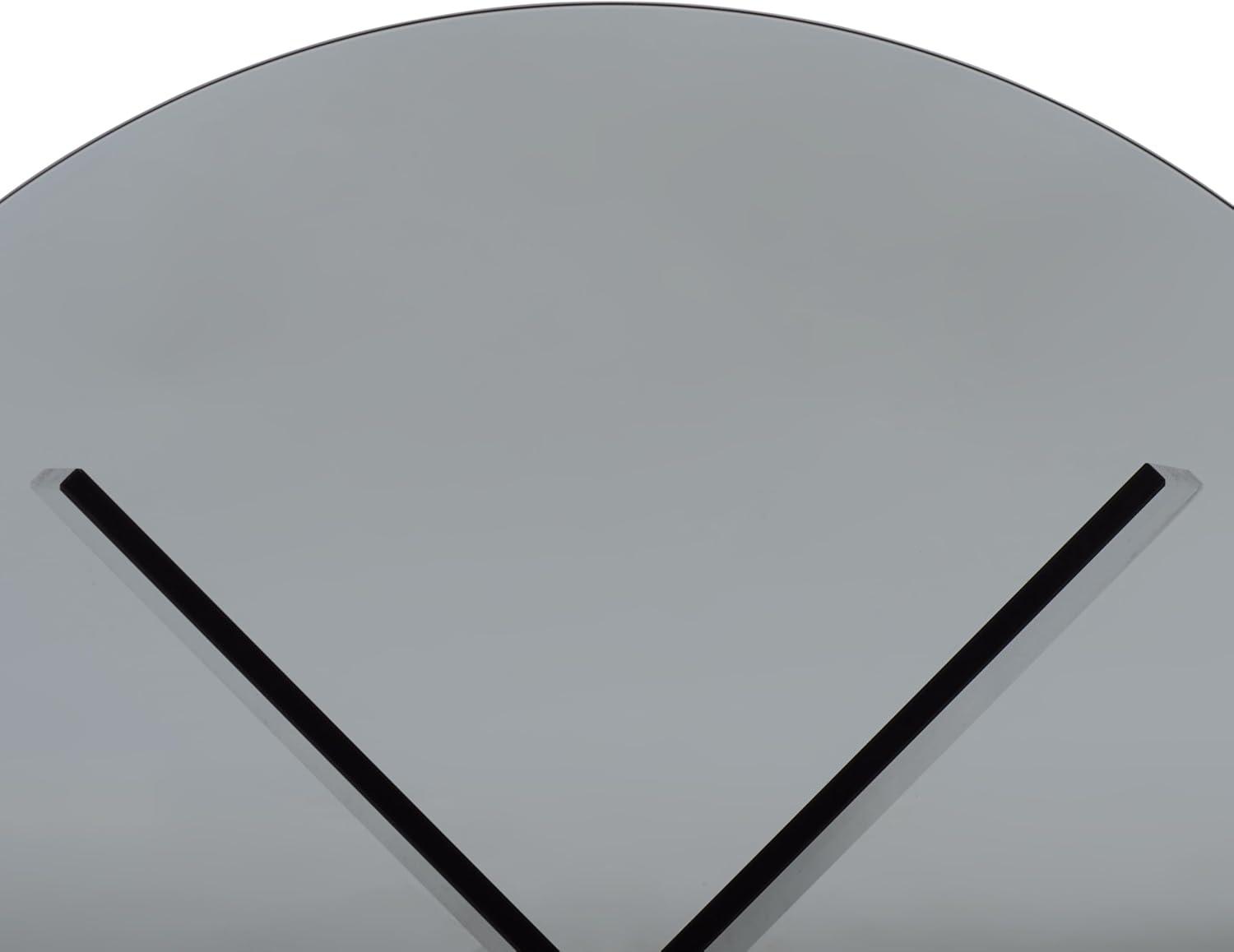 image:imageSAFAVIEH Furniture Latika Round Coffee Table Grey Tinted Tempered Glass Fully Assembled Modern Minimalist Living Room Accent Table 315 W x 315 D x 15 H COF7306AGreyTint