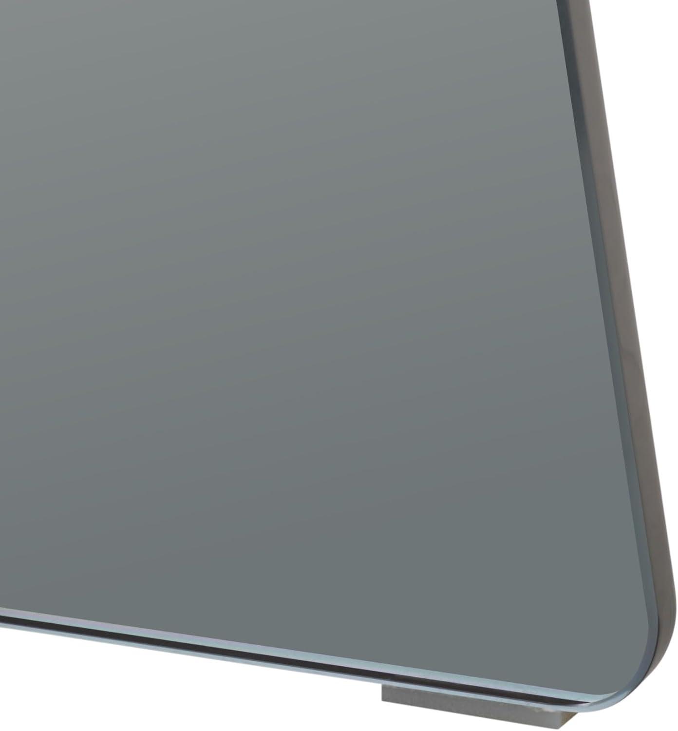 image:imageSAFAVIEH Furniture Latika Tinted Accent Table Grey Tinted Glass Fully Assembled Ideal for Living Room Bedroom 197 W x 197 D x 177 H ACC7301AGreyTint