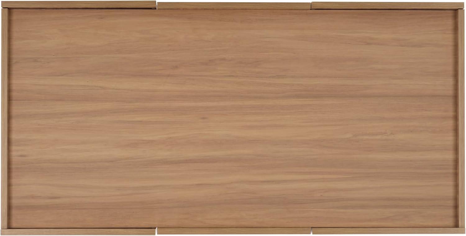 image:imageSAFAVIEH Furniture Takami Rectangular Coffee Table Oak Storage Cabinet Doors and Shelf Modern Living Room Table 4724 W x 236 D x 1575 H COF3602AOak