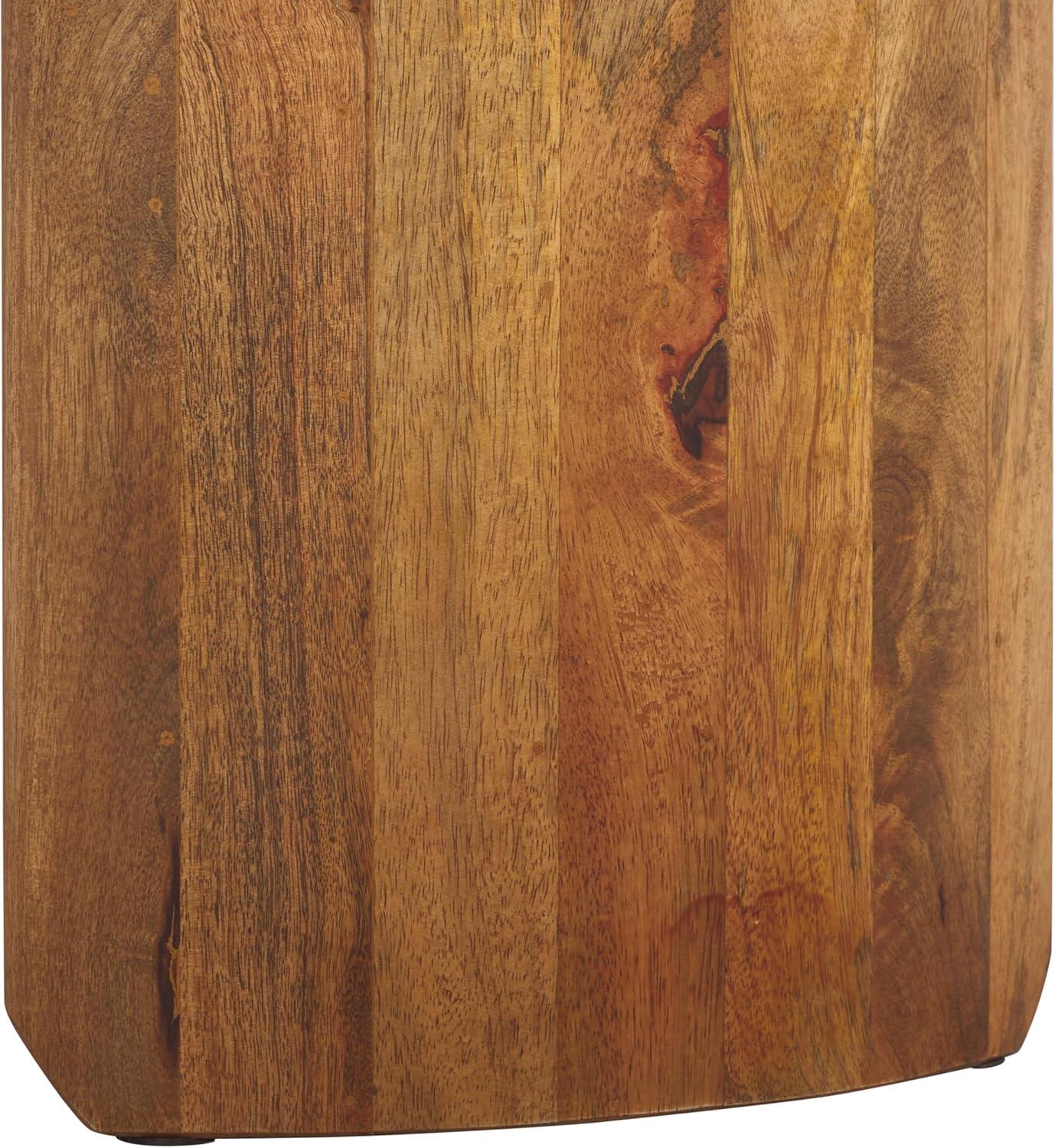 image:imageSAFAVIEH Home Collection Bari Round Coffee Table Dark Brown Solid Wood Rustic Design COF3701ADark Brown