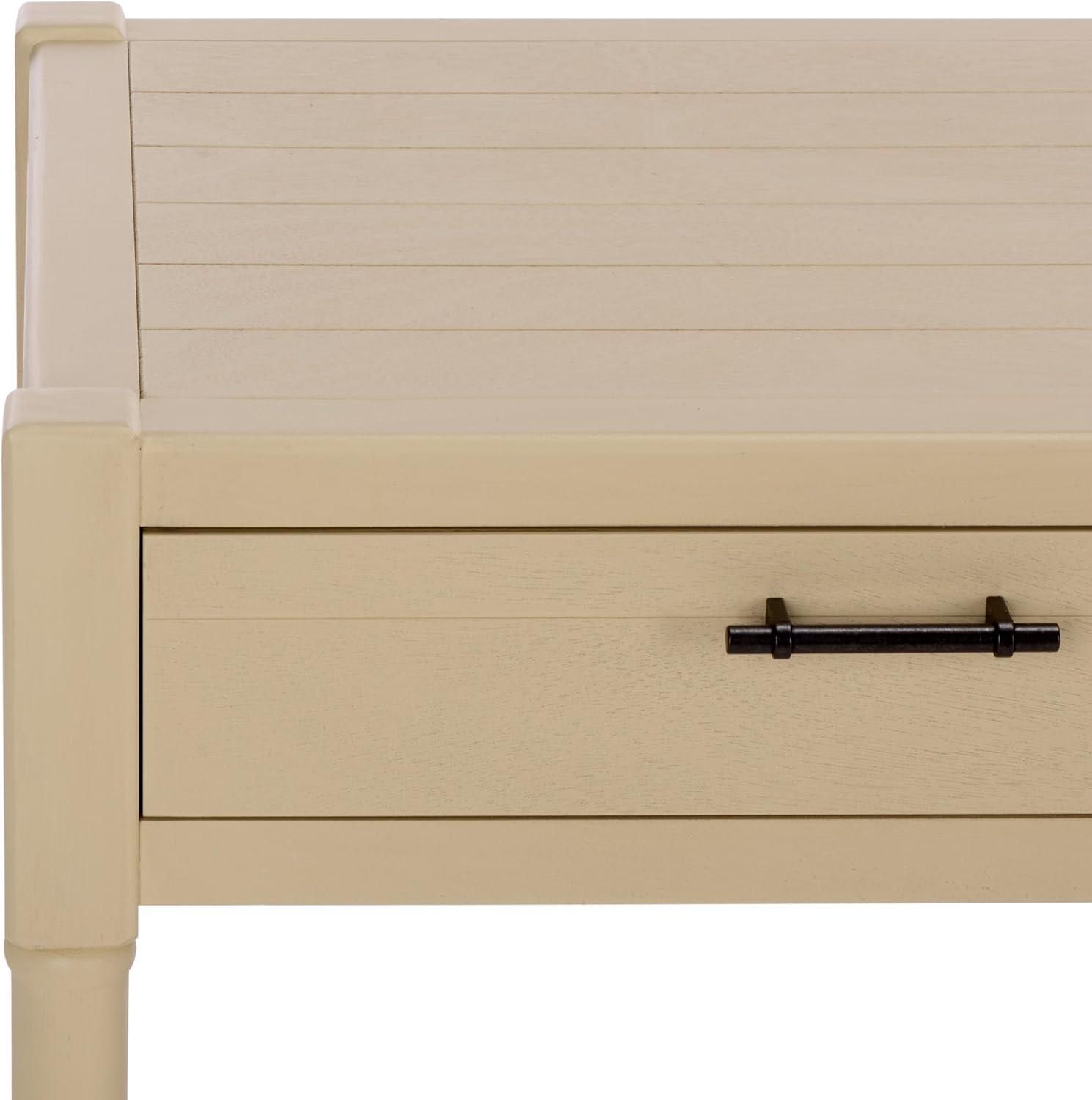 image:imageSAFAVIEH Home Collection Filbert Desert Brown Writing Desk 2Drawer Traditional Desk Classic Home Office Design DSK5701GSand
