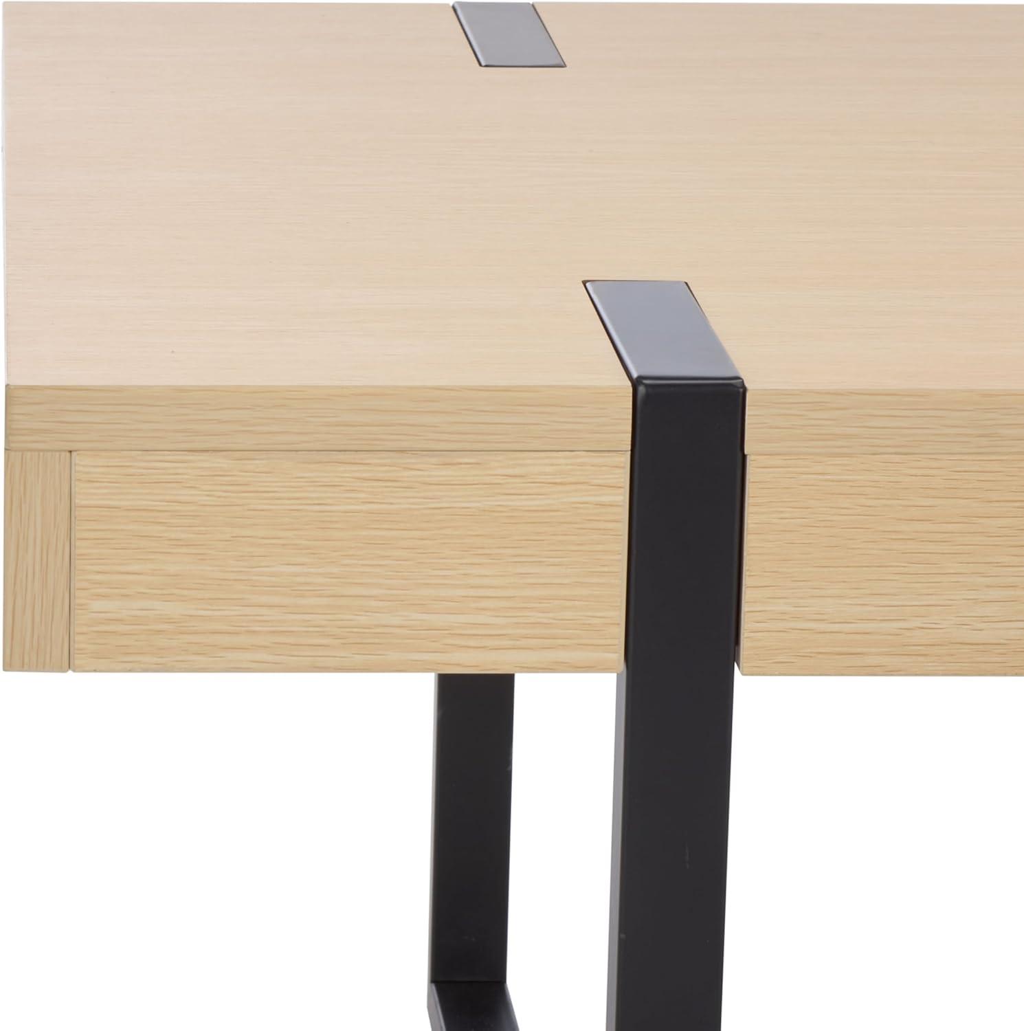 image:imageSAFAVIEH Home Collection Klausner Sand amp Black Coffee Table Modern Rectangular Accent Table Metal Frame Design COF9308ASandBlack
