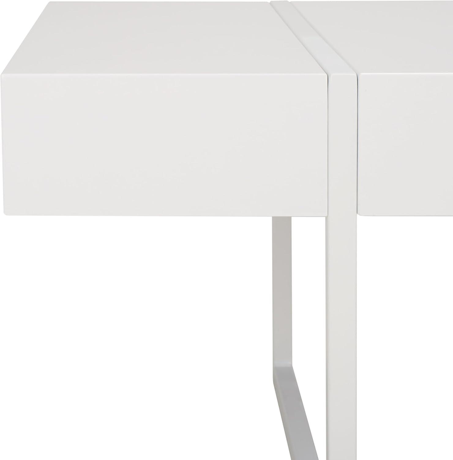 image:imageSAFAVIEH Home Collection Tristan Rectangular Modern Coffee Table with Natural Wood Top amp Black Metal Base Industrial Minimalist Living Room Table COF7000BWhite
