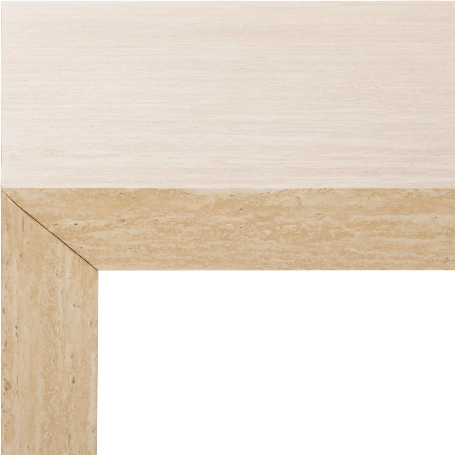 image:imageSAFAVIEH Home Collection Woodrow Faux Travertine Coffee Table Modern Minimalist Rectangular Design COF7013BFaux Travertine