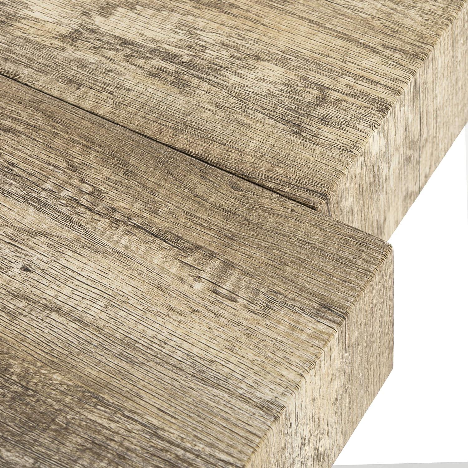 image:imageSAFAVIEH Home Collection Alexander Natural BrownBlack Rectangle Coffee TableMultiBrown