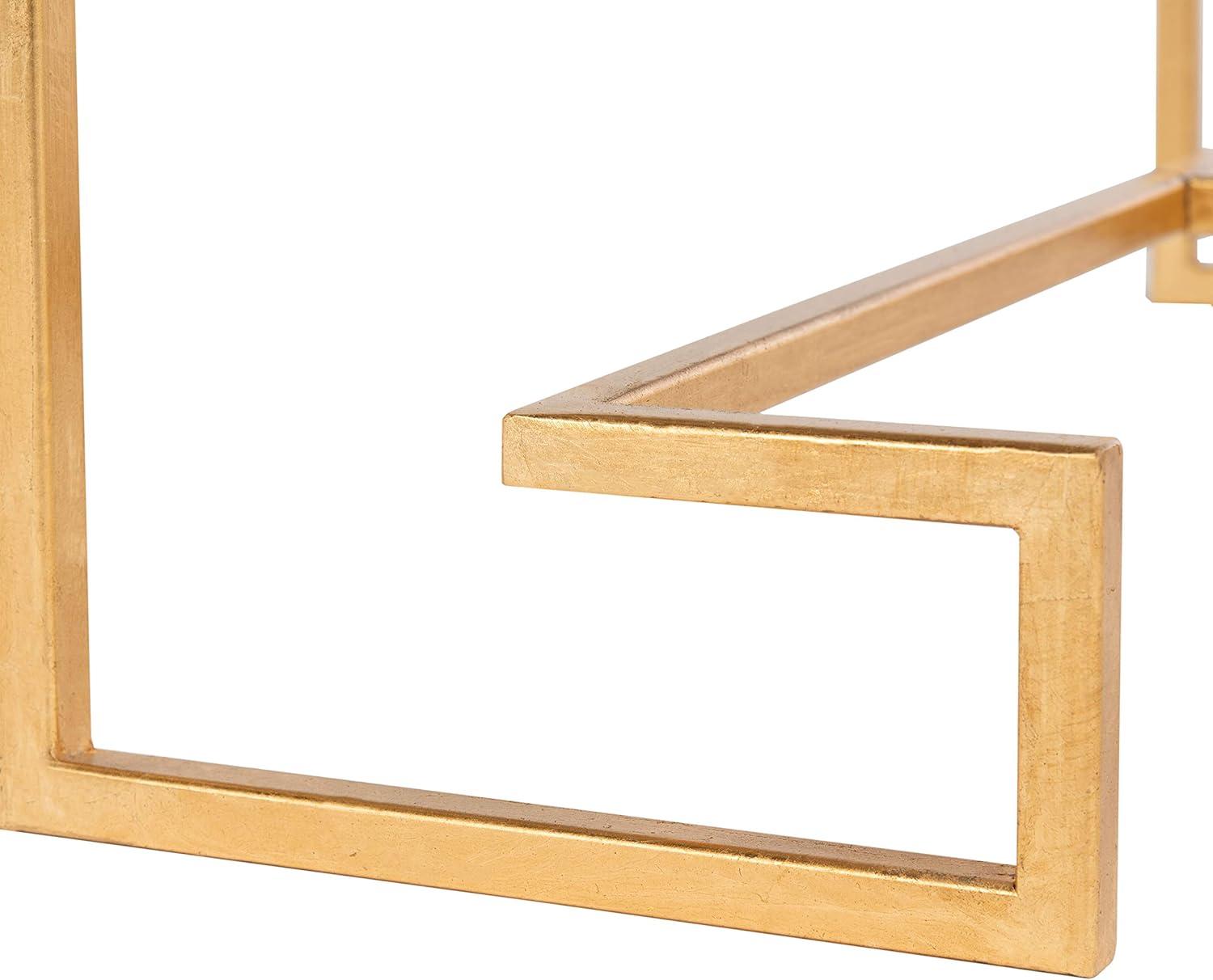 image:imageSAFAVIEH Home Collection Burton Gold Coffee Table