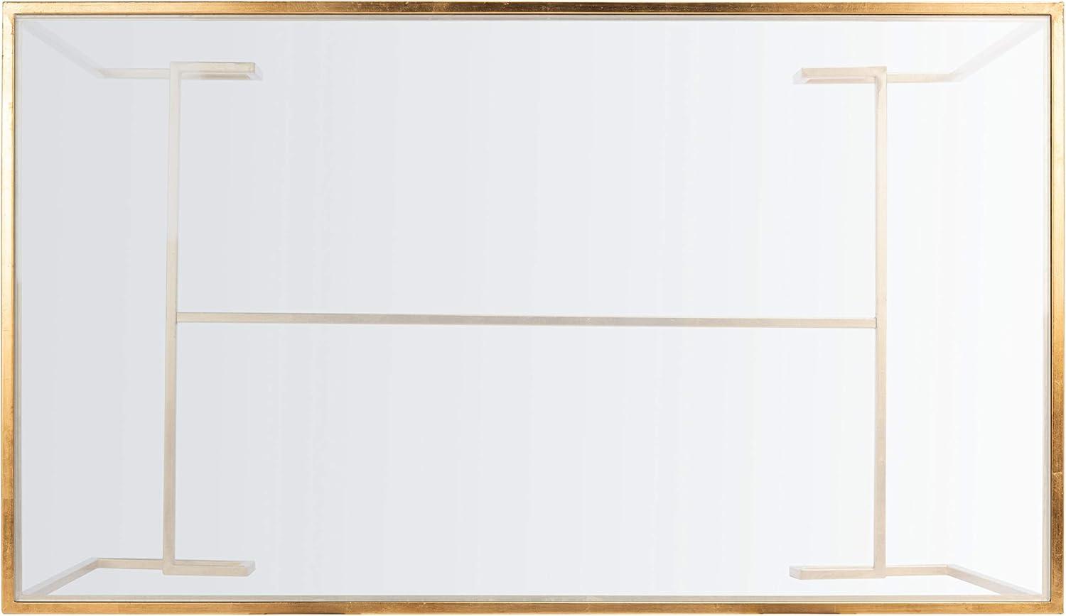 image:imageSAFAVIEH Home Collection Burton Gold Coffee Table