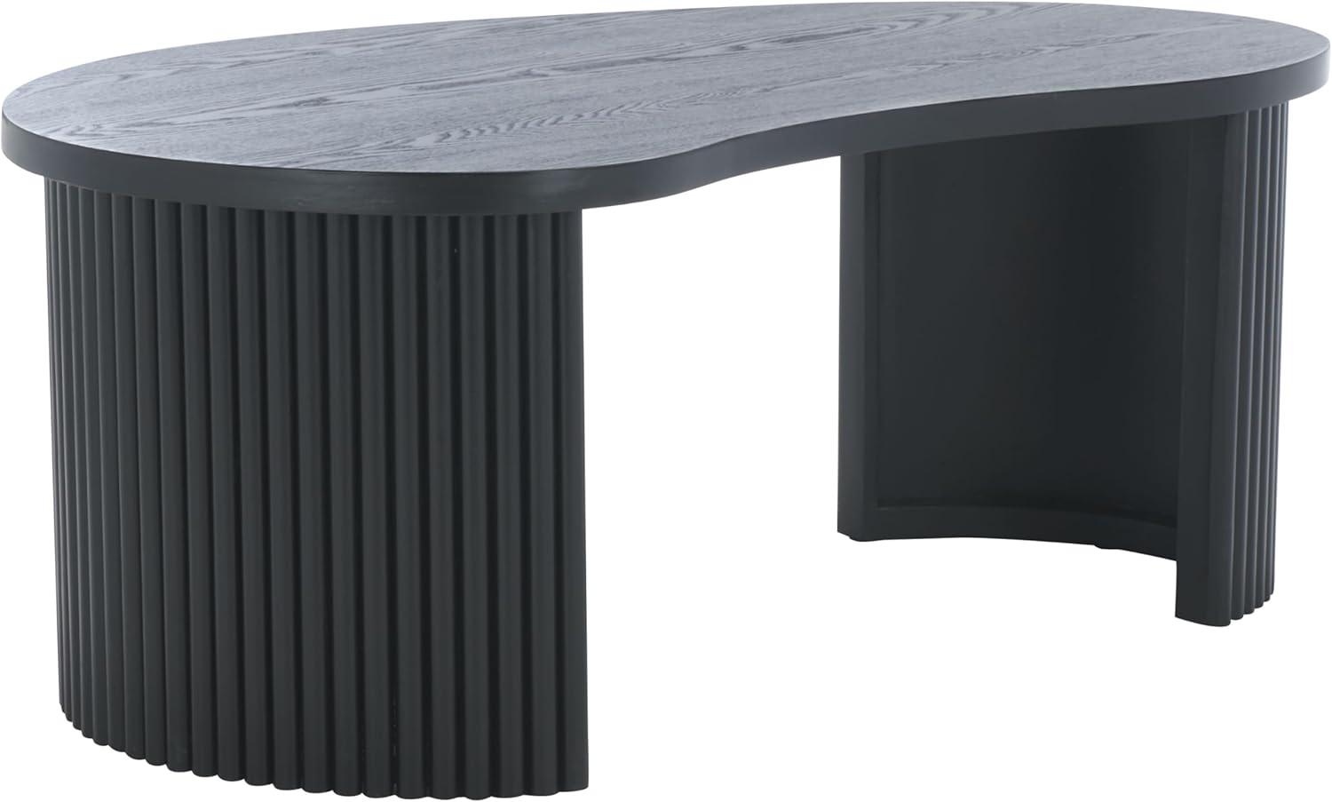 image:imageSAFAVIEH Home Collection Celane Walnut Brown Coffee TableBlack