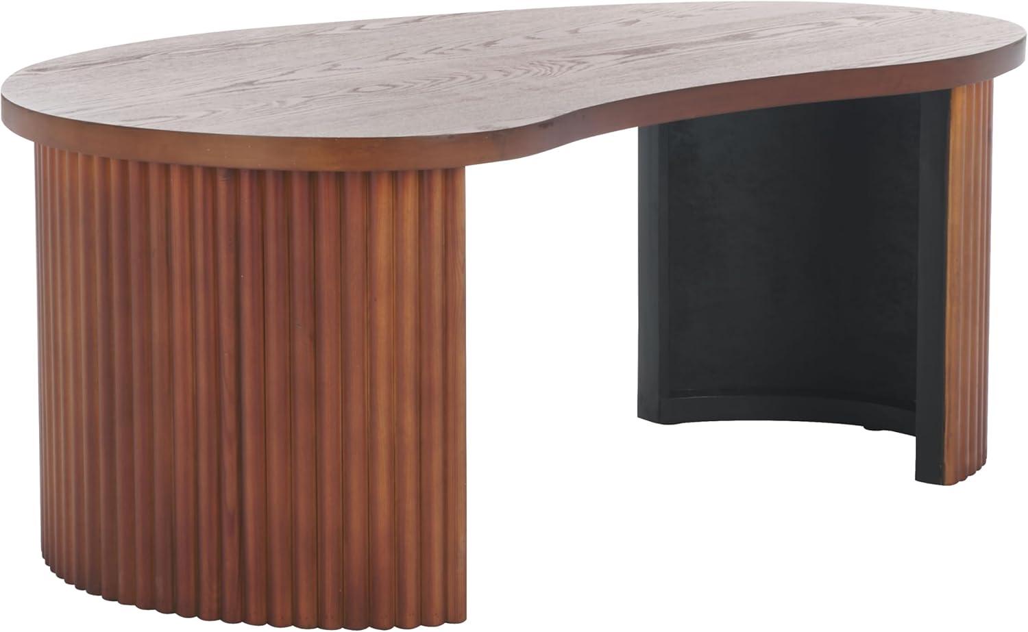 image:imageSAFAVIEH Home Collection Celane Walnut Brown Coffee TableWalnut
