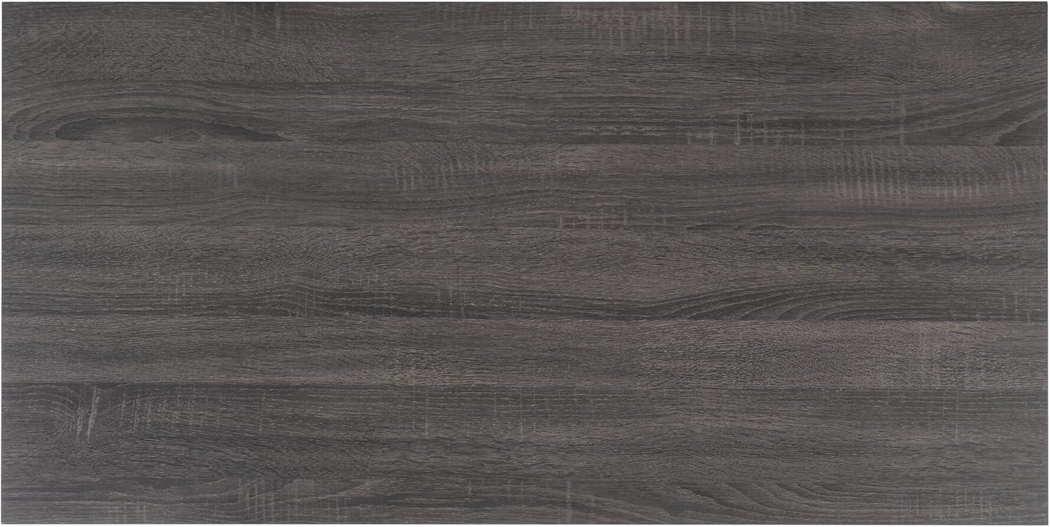 image:imageSAFAVIEH Home Collection Ceu OakGold 2Door Coffee TableDistressed BlackGold