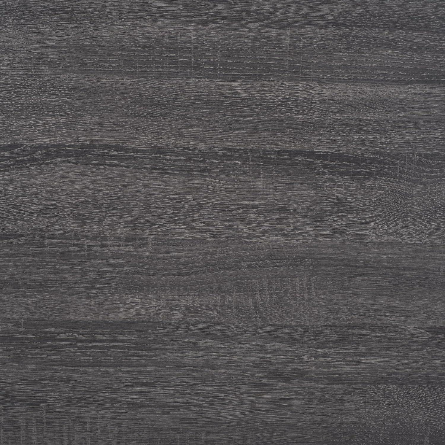 image:imageSAFAVIEH Home Collection Ceu OakGold 2Door Coffee TableDistressed BlackGold