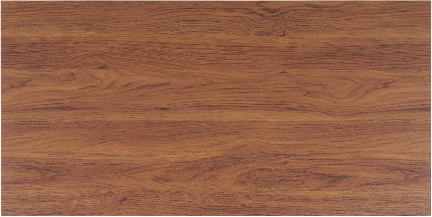 image:imageSAFAVIEH Home Collection Ceu OakGold 2Door Coffee TableWalnutGold