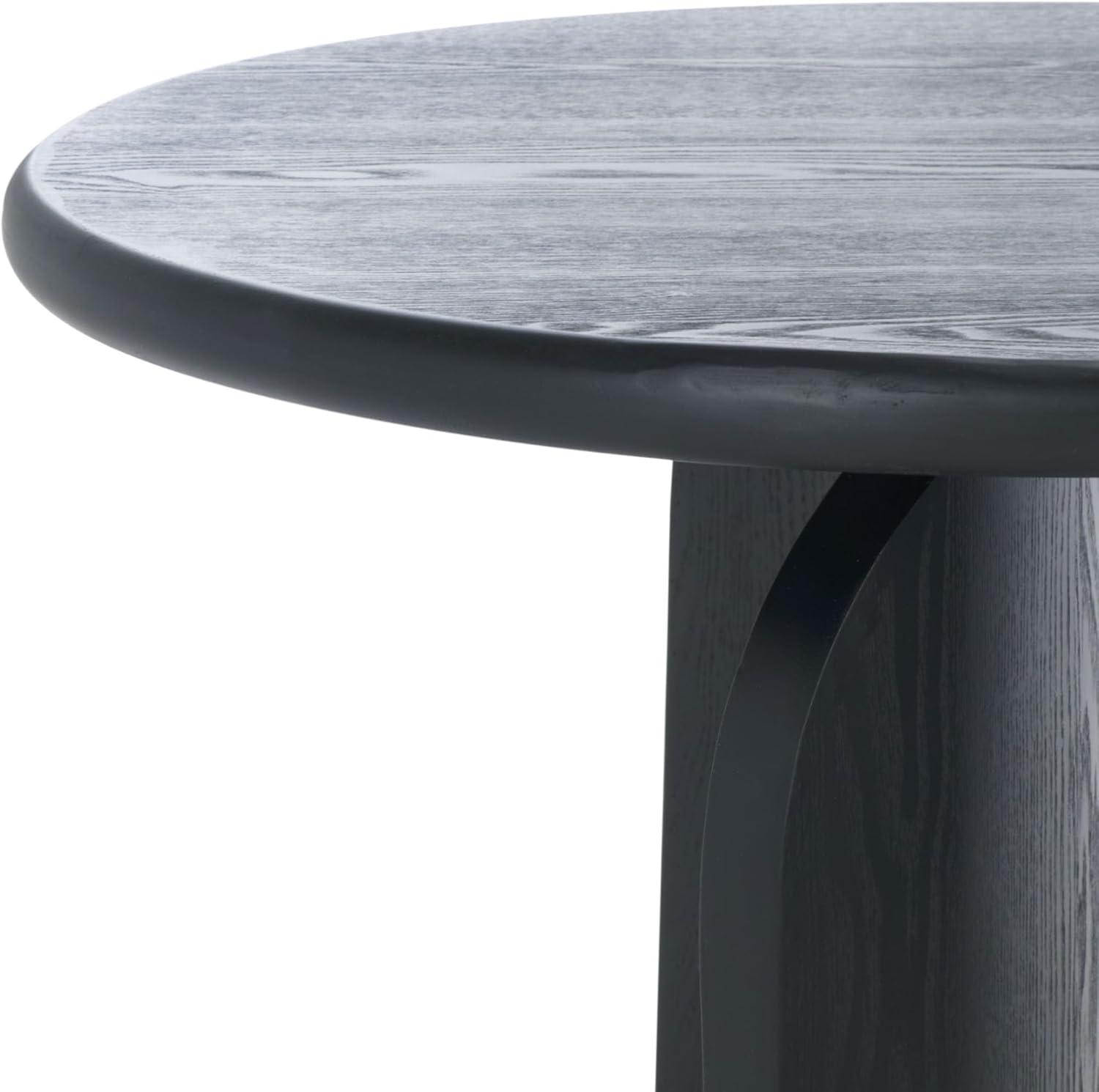 image:imageSAFAVIEH Home Collection Chakun Black Oval Top Coffee TableBlack