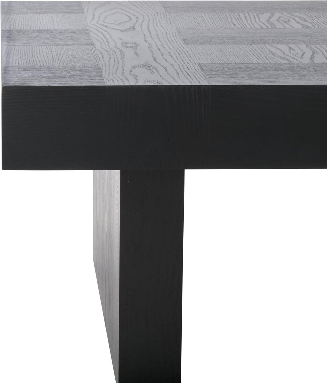 image:imageSAFAVIEH Home Collection Habana Walnut Brown Wood Coffee TableBlack