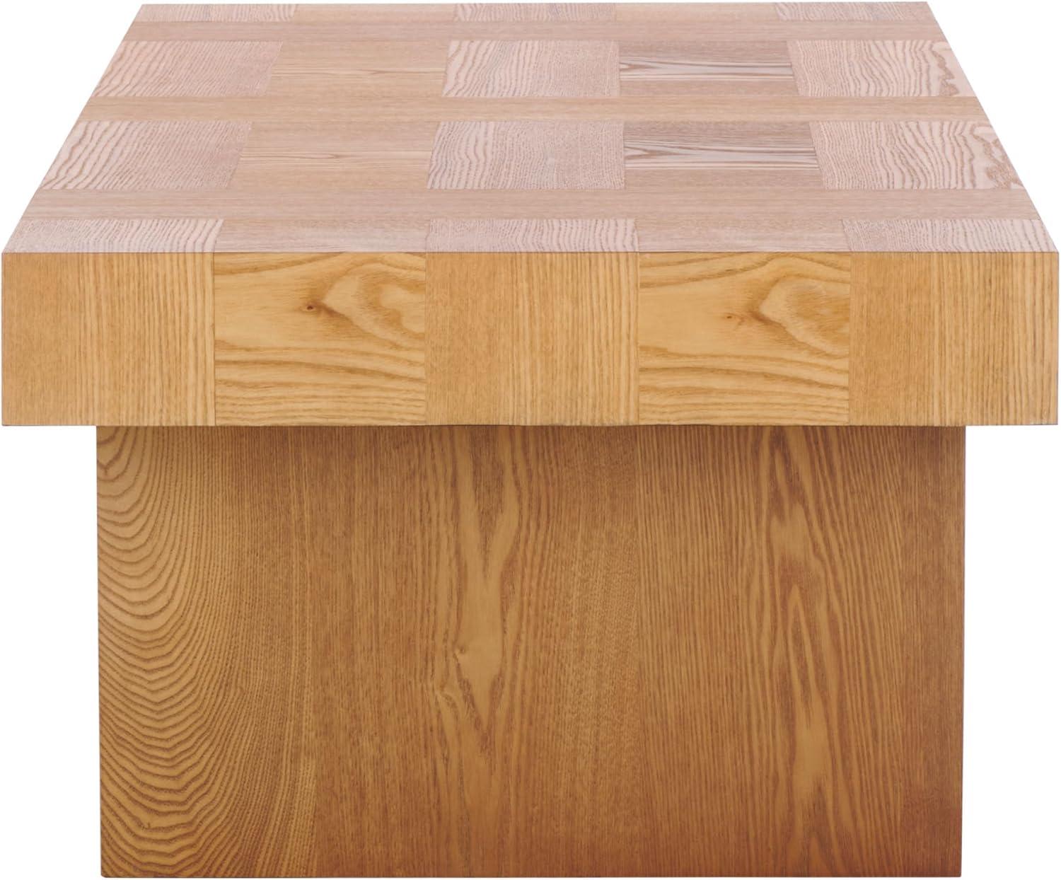image:imageSAFAVIEH Home Collection Habana Walnut Brown Wood Coffee TableNatural