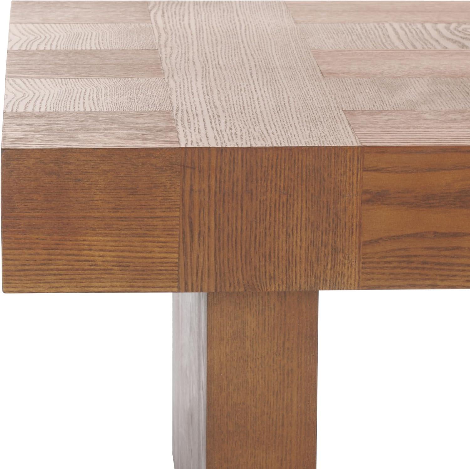 image:imageSAFAVIEH Home Collection Habana Walnut Brown Wood Coffee TableWalnut