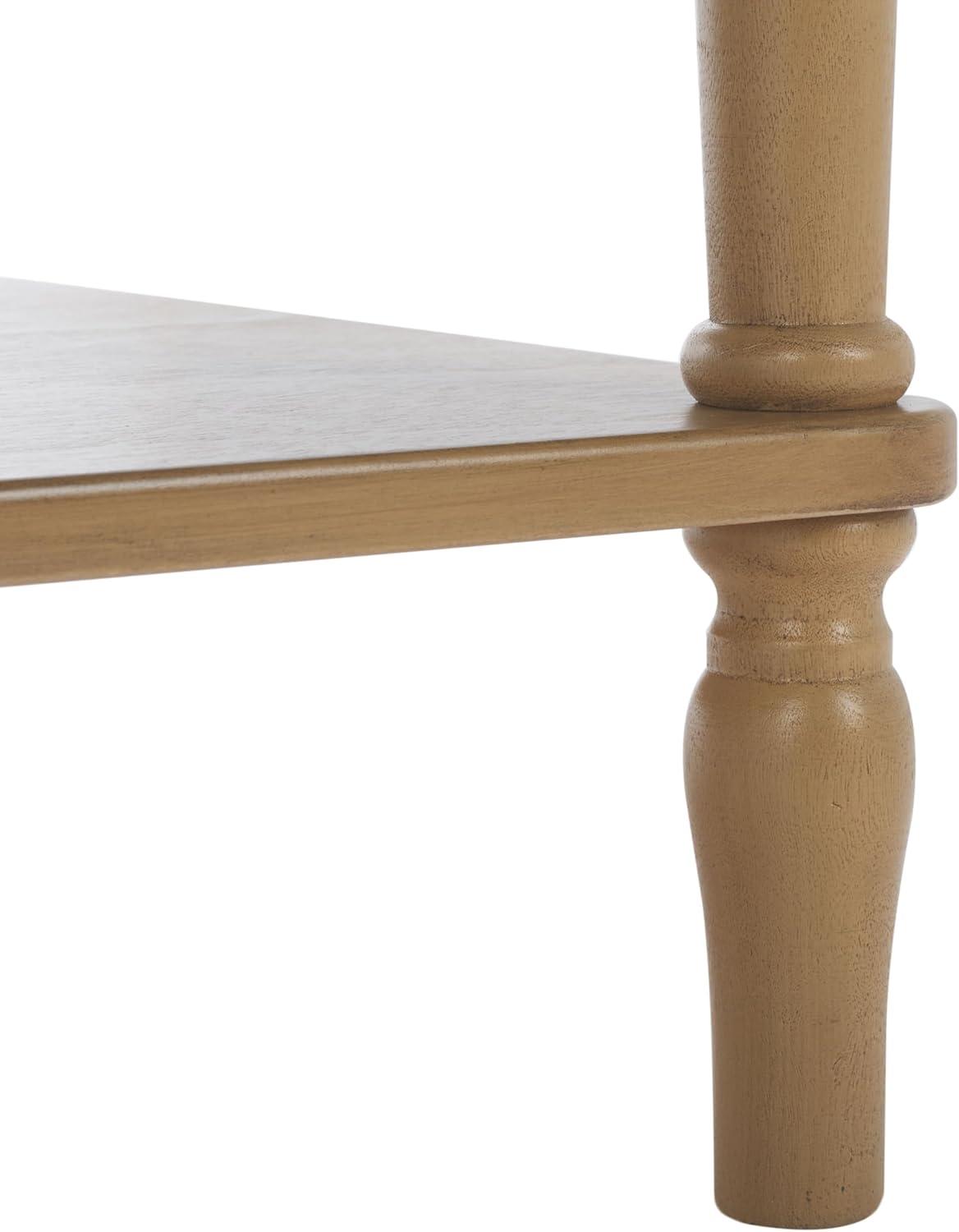 image:imageSAFAVIEH Home Collection Haven Matte Black Coffee TableDesert Brown