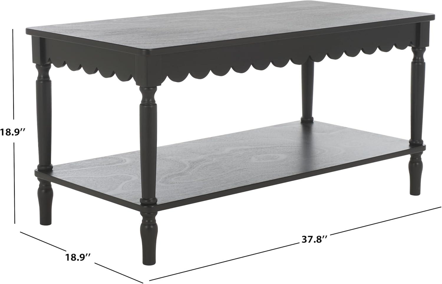 image:imageSAFAVIEH Home Collection Haven Matte Black Coffee TableMatt Black