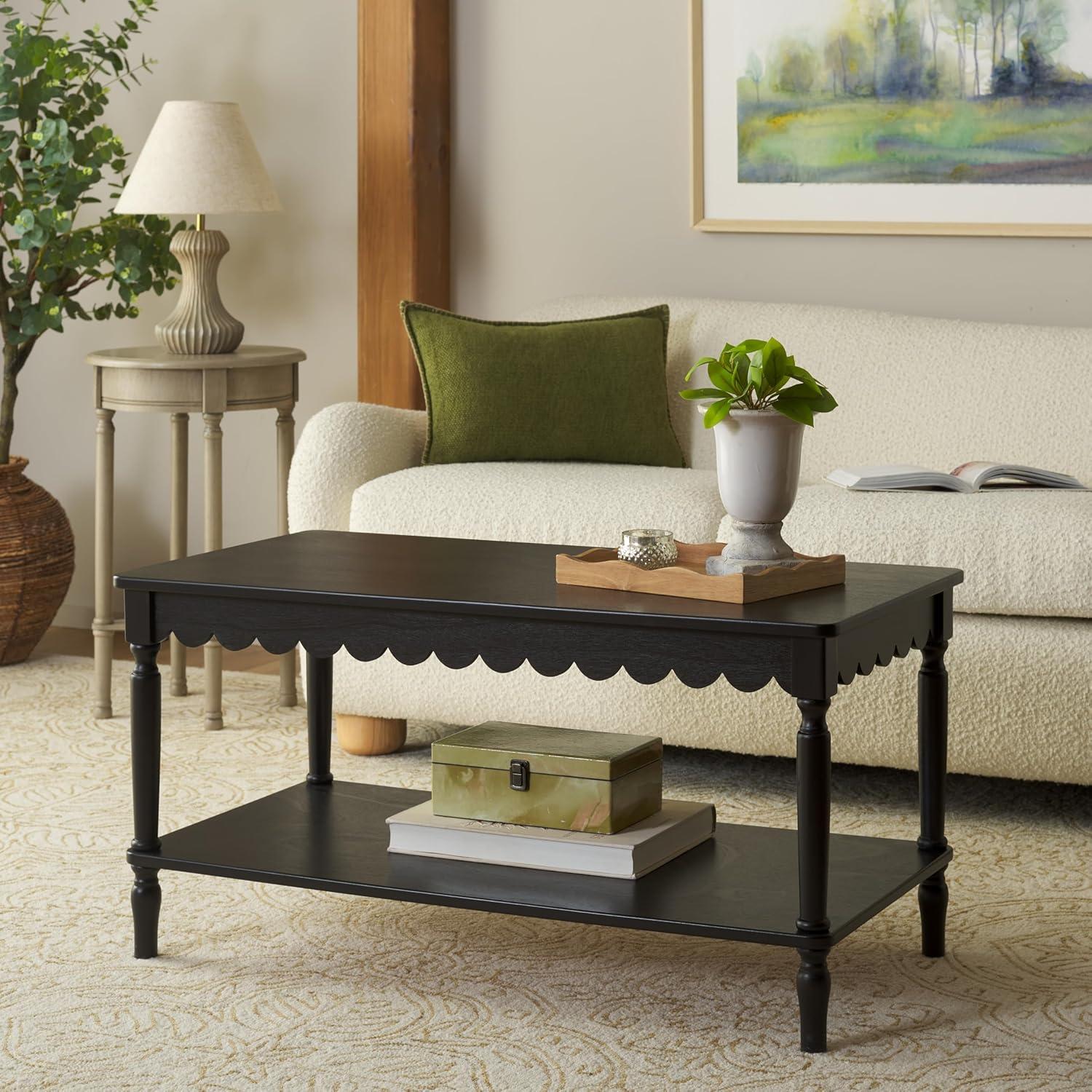 image:imageSAFAVIEH Home Collection Haven Matte Black Coffee TableMatt Black