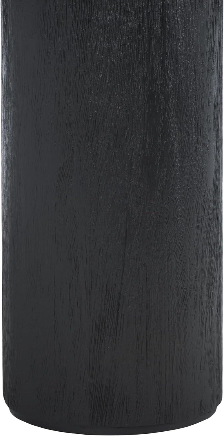 image:imageSAFAVIEH Home Collection Meek White Washed 3Leg Round Coffee TableBlack
