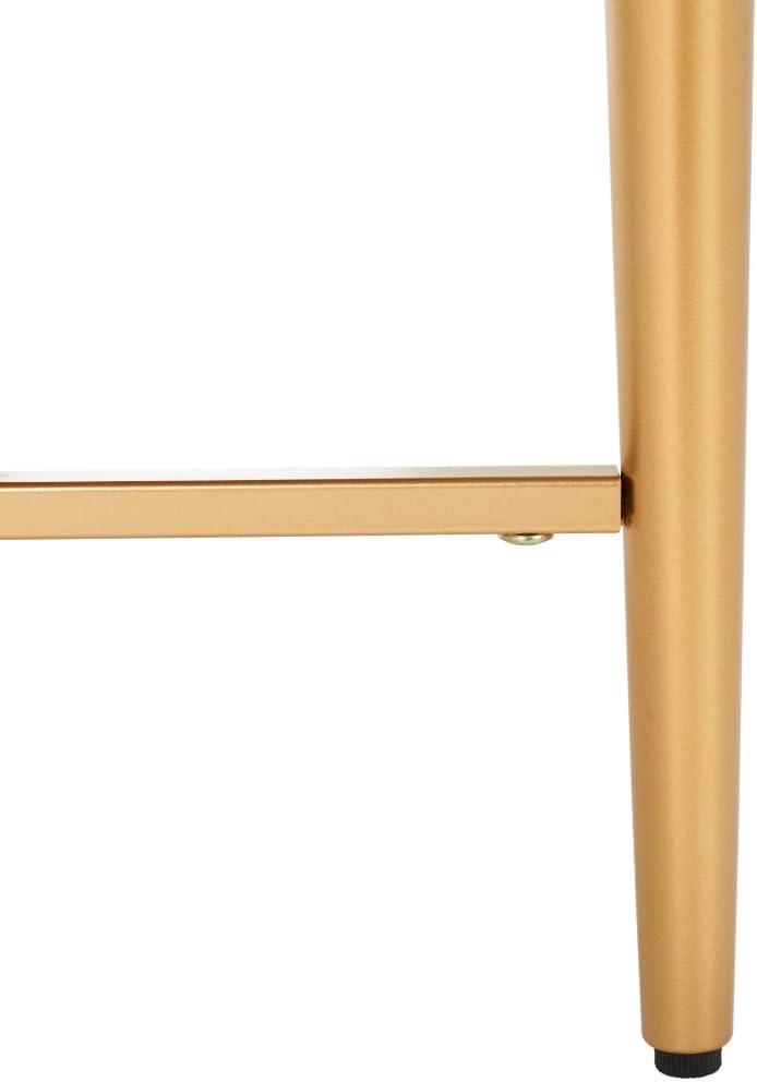 image:imageSAFAVIEH Home Collection Pierre BlackGold 2Drawer Rectangle Coffee Table Ideal for Living Room Office amp BedroomWalnutGold
