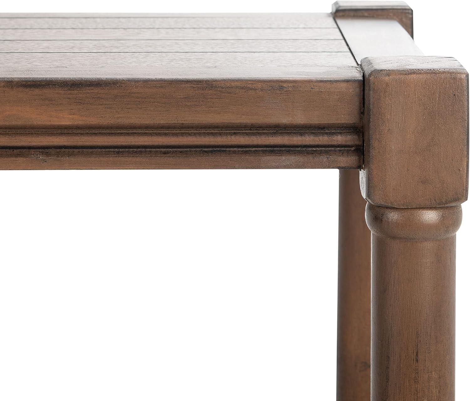 image:imageSAFAVIEH Home Collection Rafiki Brown Lower Shelf Console Table CNS5714CBrown