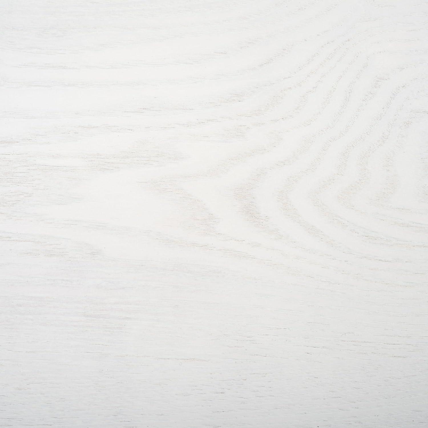 image:imageSAFAVIEH Home Collection Syura BrownBlack Ribbed Coffee TableWhite Washed