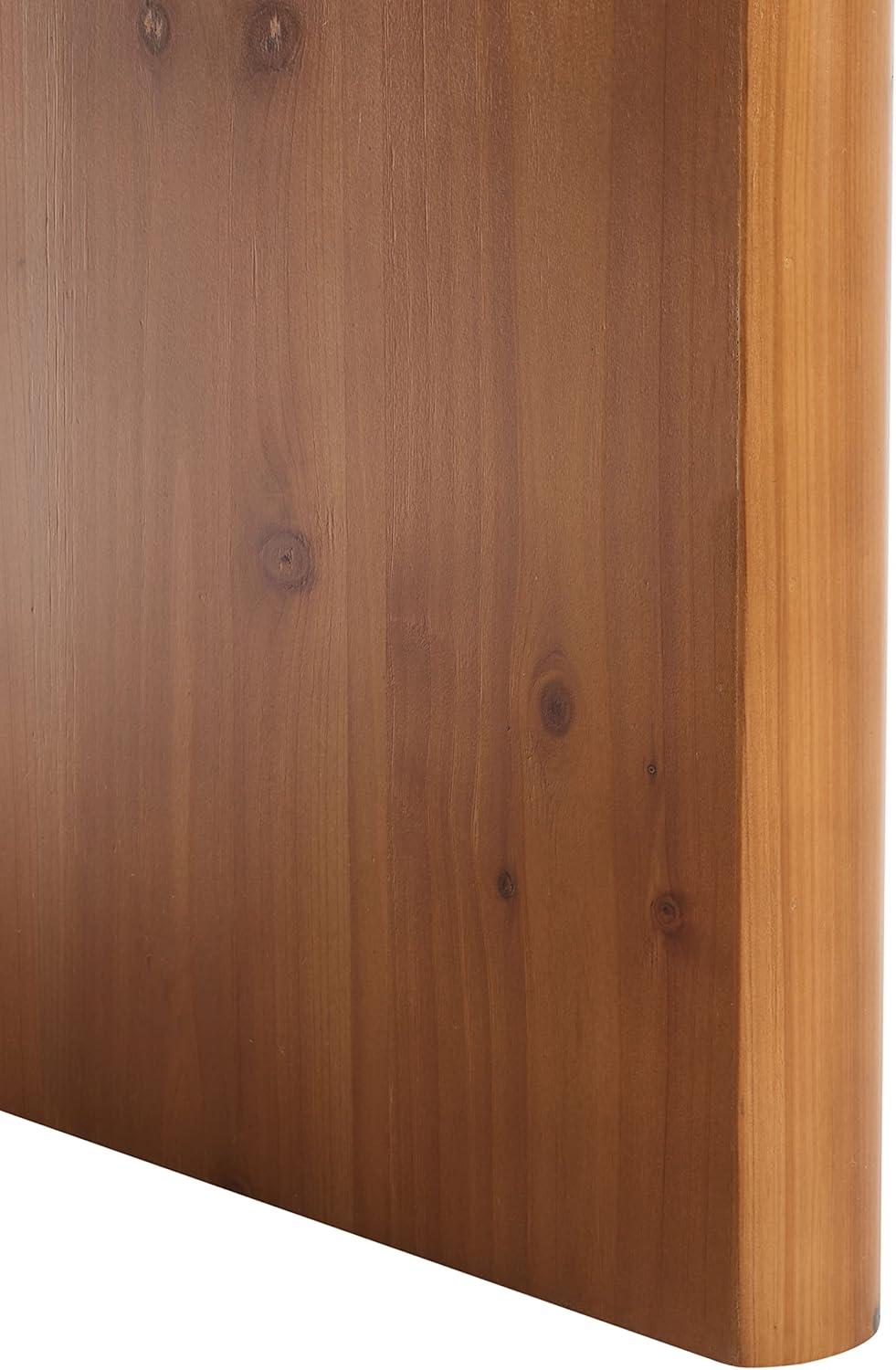 image:imageSAFAVIEH Home Collection Truman MidCentury Modern Brown Rectangle Wood Coffee Table