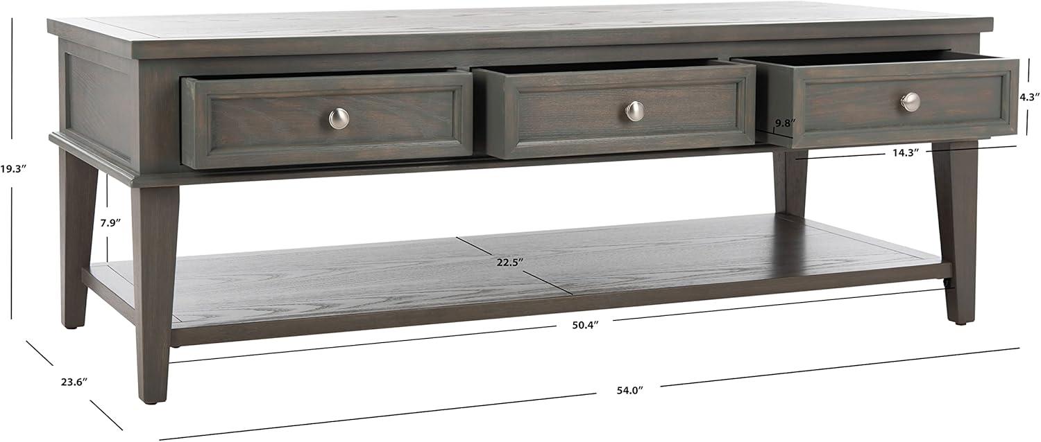 image:imageSafavieh American Homes Collection Manelin Sepia Coffee TableAsh Grey